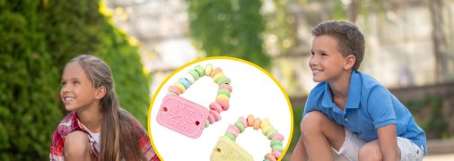 Дети, сладкие браслеты