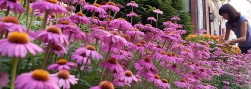 Однією з гарних і лікувальних рослин є ехінацея