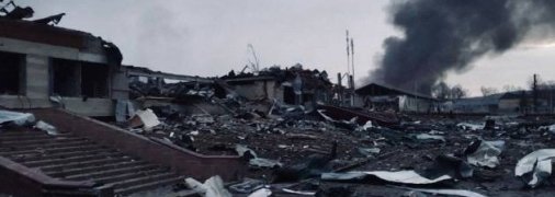 Наслідки удару по Яворівському полігону на Львівщині