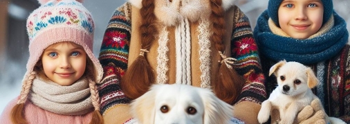 В украинском языке нет слово "варежки"