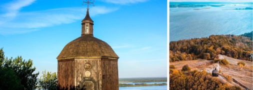 Деревянная часовня в Витачеве под Киевом