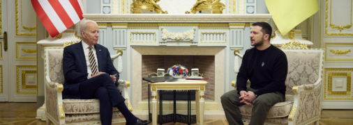 Джо Байден и Владимир Зеленский