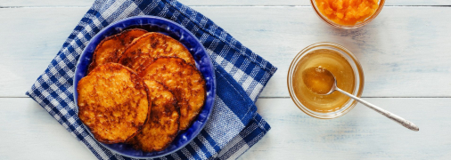 Смачні та пухкі гарбузові оладки