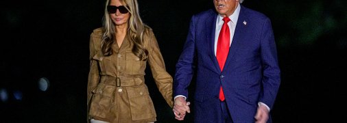 Дональд Трамп з дружиною Меланією