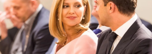 Олена Зеленська з чоловіком