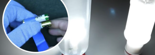 Так виглядає такий саморобний ліхтарик