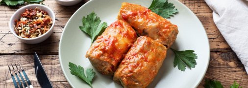 Постные голубцы