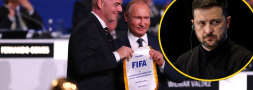 Джанни Инфантино и Владимир Путин