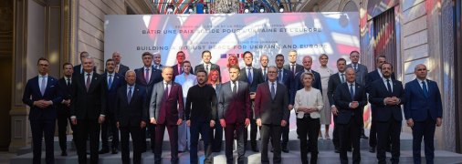 Володимир Зеленський на саміті "Коаліції охочих"