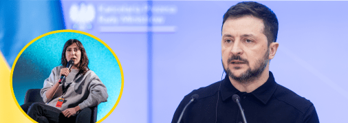 Итальянская журналистка Чечилия Сала взяла интервью у Зеленского