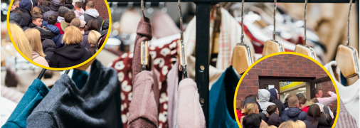 Одежда в магазине