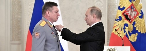 Генерал Лапин в свое время отличился в Сирии. 2017 год