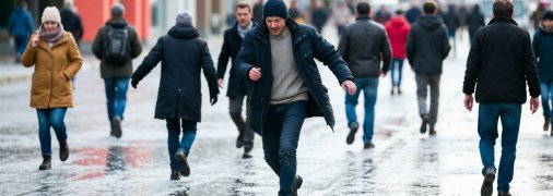 В ожеледицю потрібно подбати про безпеку взуття