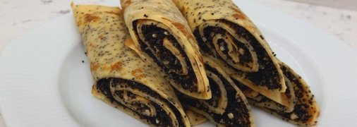 Блинчики с маком – отличный вариант завтрака (изображение создано с помощью ИИ)