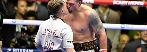 Александр Усик и Егор Голуб