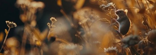 Некоторые растения прекрасно борются с грызунами (изображение создано с помощью ИИ)