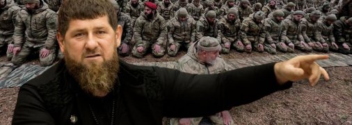 Рамзан Кадыров со своими боевиками