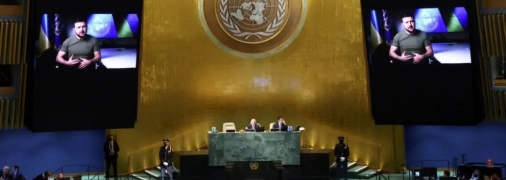 Виступ Володимира Зеленського на Генасамблеї ООН минулого року