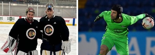 Чех грає у футбол та хокей