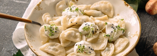 Легкие и пышные вареники на пару