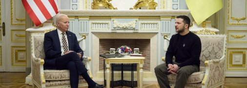 Джо Байден та Володимир Зеленський
