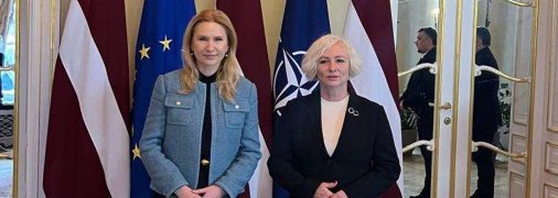 Олена Кондратюк та Дайга Міеріня