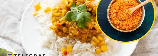 Чечевичный карри с рисом