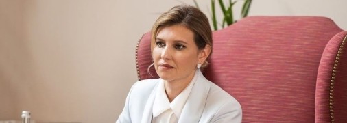 46-річна Олена Зеленська