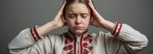 Українка, огида, головний біль