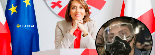 Хатия Деканоидзе и сама участвует в протестах в Грузии