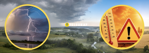 Дощі, грози і знову спека до +35 °С