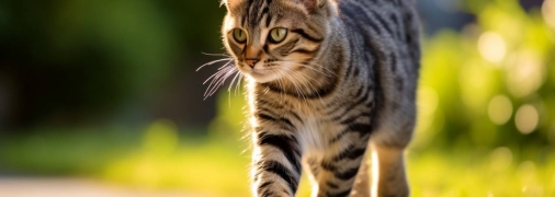 Смугастий котик