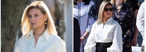 Олена Зеленська у стильному вбранні