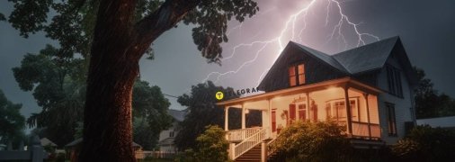 Високі дерева можуть бути небезпечними під час грози