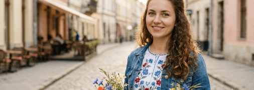 Дівчина з України