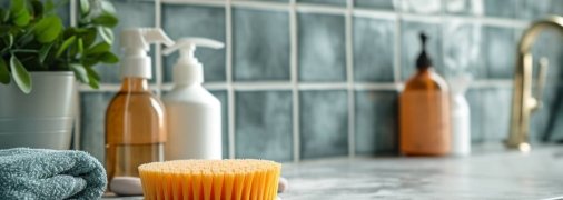 Плитку нужно регулярно очищать от известкового налета (изображение создано с помощью ИИ)