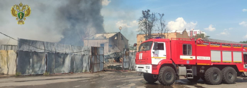 Пожар в Подмосковье