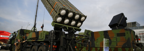 Так выглядит зенитно-ракетный комплекс SAMP/T-Mamba.