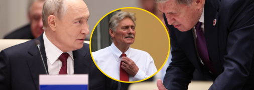 Владимир Путин, Дмитрий Песков и Юрий Ушаков