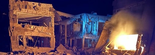 Наслідки обстрілу Селидове Донецької області 8.02.2024