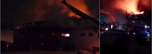 Стихия бушевала на площади более 900 квадратных метров