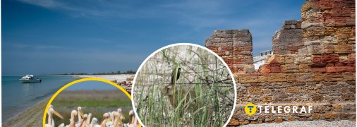 Остров Джарылгач в Херсонской области