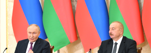 Владимир Путин и Ильхам Алиев