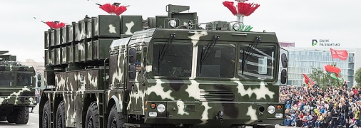 "Полонез" на военном параде в Минске