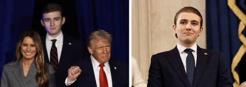Берон Трамп помітно виріс з часу минулої каденції батька