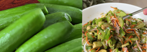 Салат із огірків по-азійськи