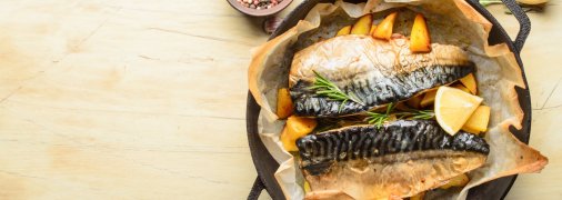 Запеченная скумбрия