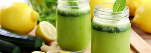 Сок из кабачков с имбирем и лимоном