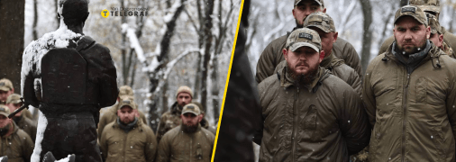 В Киеве открыли монумент Герою Украины Дмитрию "Да Винчи" Коцюбайло — фоторепортаж
