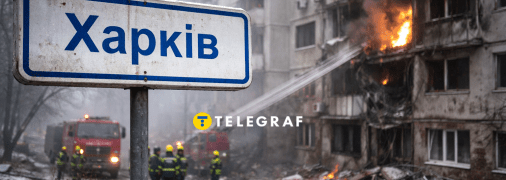 Дроні ударили по Харькову. Иллюстрация